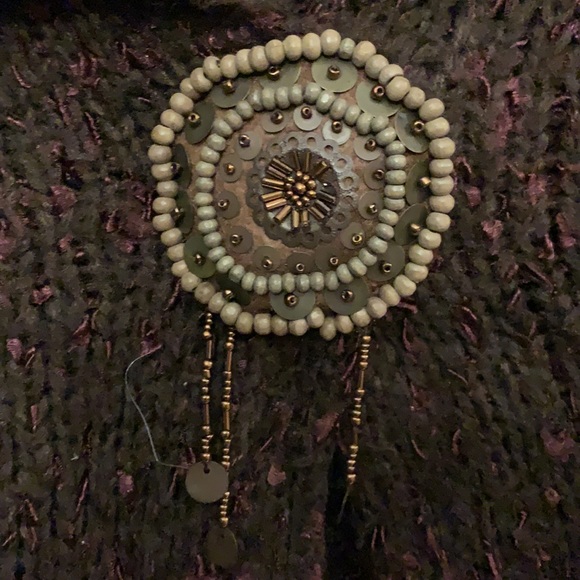 😍 Valentine sweater decorative beads L **see pics - Picture 6 of 8